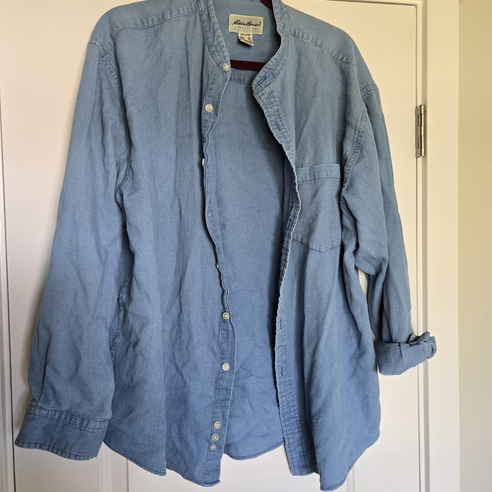 Eddie Bauer Light Blue Men's Shirt